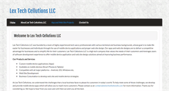 Desktop Screenshot of lextechcellutionsllc.com